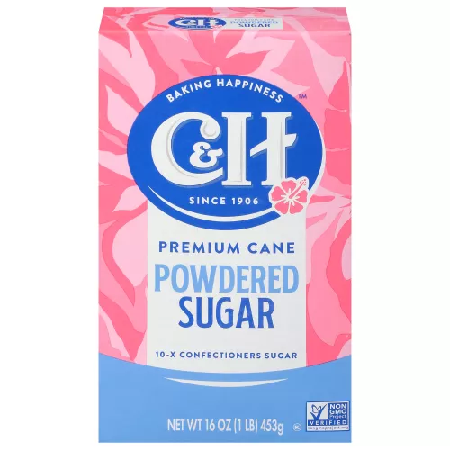 C&H® Pure Cane Powdered 10X - 1 lb. Carton | DFI Foodservice